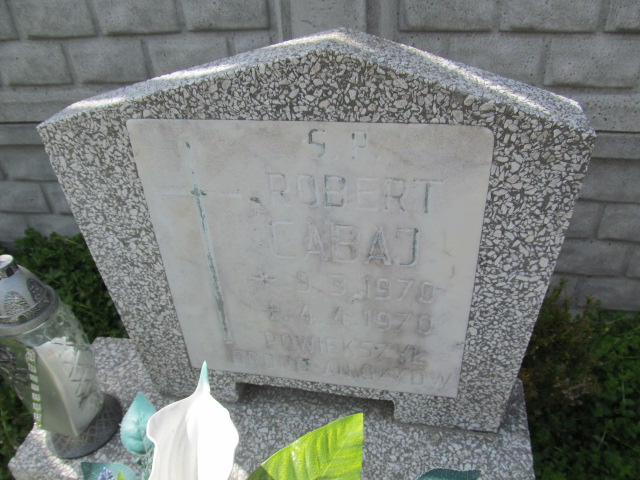 Robert Cabaj 1970 Zawonia - Grobonet - Wyszukiwarka osób pochowanych