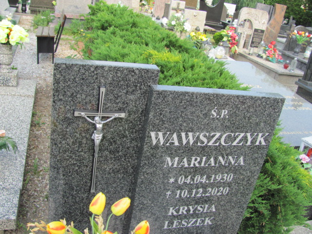 Marianna Wawszczyk 1930 Zawonia - Grobonet - Wyszukiwarka osób pochowanych